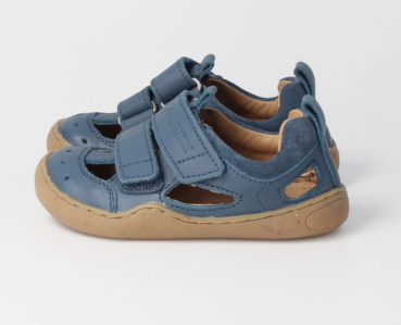 B-Lifestyle Barfuß-Sandale SALAMANDRA nappa meerblau